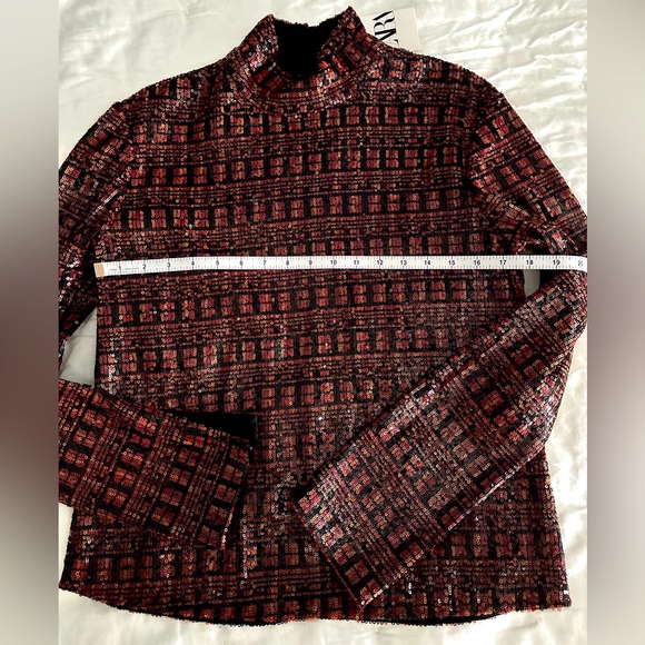 🌟NWT Zara 2 Piece Set~ Sequin Pants And Top Set🌟 Sz. S💫